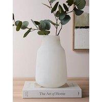 The Very Collection Nordic Nest Fluted Glass Vase - Frosted