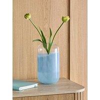 The Very Collection Nordic Ombre Vase - Blue/Clear