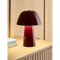 The Very Collection Dome Table Lamp - Burgundy