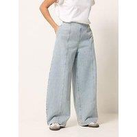 Pixiegirl Petite Seam Front Balloon Jeans