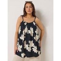 Yours Curve Pleated Cami Vest