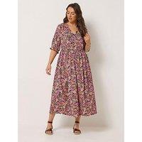 Yours Curve Raglan Prairie Dress