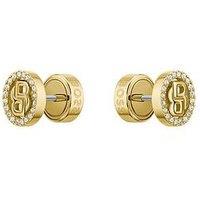 Boss Double B Divine Gold Ip Earrings