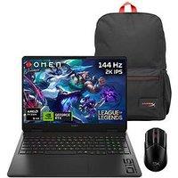Hp Omen 16-Ap0300Na Gaming Laptop Bundle - Geforce Rtx 5060 - Amd Ryzen 9 - 24Gb Ram - 1Tb Ssd - 144Hz - With Mouse & Backpack