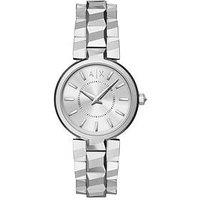 Armani Exchange Audora Womens Two-Hand Stainless Steel Watch, Ax4405