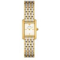 Tory Burch Womens The Eleanor Two-Hand, Gold-Tone Stainless Steel Watch, Tbw1066