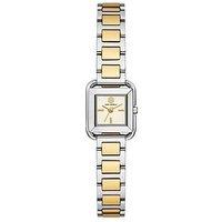 Tory Burch Womens Mini Kira Square Two-Hand, Stainless Steel Watch, Tbw6027