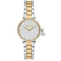 Michael Kors Womens Pyper Two-Hand Two-Tone Stainless Steel Watch, Mk7574
