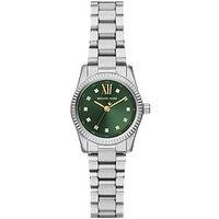 Michael Kors Womens Lexington Three-Hand Stainless Steel Watch, Mk7580