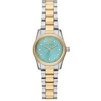Michael Kors Womens Lexington Three-Hand Two-Tone Stainless Steel Watch, Mk7579