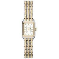 Fossil Womens Raquel Three-Hand Two-Tone Stainless Steel Watch, Es5468