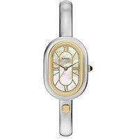 Fossil Womens Sloan Three-Hand Stainless Steel Watch, Es5455