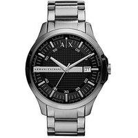 Armani Exchange Mens Three-Hand Date, Stainless Steel Watch, Ax2103