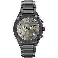 Armani Exchange Mens Sync Chronograph Gunmetal Stainless Steel Watch, Ax4296