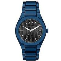Armani Exchange Mens Sync Blue Stainless Steel Watch, Ax4299