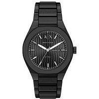Armani Exchange Mens Sync Black Stainless Steel Watch, Ax4301