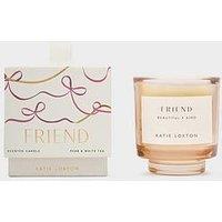 Katie Loxton Sentiment Candle | Friend | English Pear And White Tea | 8.5Cm X 7.5Cm X 5.1Cm