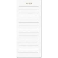 Katie Loxton Slim Notebook Refill , Off White , 16Cm X 7Cm