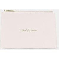 Katie Loxton Bridal Sentiment Pouch , Maid Of Honour , Pearlescent White , 16Cm X 26Cm X 1Cm