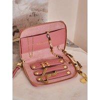 Katie Loxton Slim Jewellery Case , Girly Goodies , Raspberry Pink , 9.5Cm X 17Cm X 7Cm