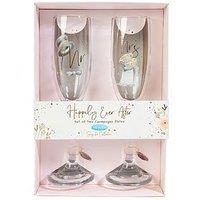 Me To You Mr And Mrs Champagne Flute Set Wedding Gift