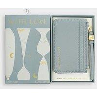 Katie Loxton Gift Boxed Coin & Cardholder , Duck Egg Blue , 8Cm X 11.5Cm