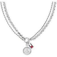 Tommy Hilfiger Womens Stainless Steel Nautical Charm Necklace
