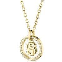 Boss Ladies Double B Divine Gold Ip Necklace