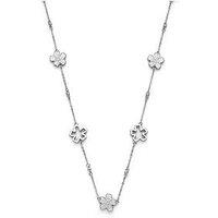 Olivia Burton Stainless Steel Forget Me Not Necklace