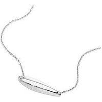 Calvin Klein Womens Ck Sculpted Stainless Steel Necklace