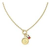 Tommy Hilfiger Womens Gold Plated Nautical Charm Necklace