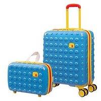 It Luggage Bobble-Bloc Blue 2Pc Kids Suitcase Set