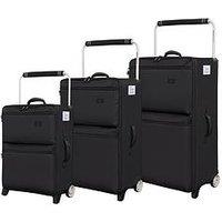 It Luggage Popstar Black World'S Lightest Wide Handle 3Pc Suitcase Set