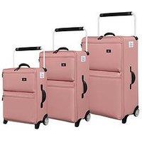 It Luggage Popstar Blush World'S Lightest Wide Handle 3Pc Suitcase Set