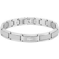Lacoste Mens Stencil Stainless Steel Bracelet