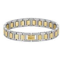 Lacoste Mens Metropole Two-Tone Stainless Steel & Gold Ip