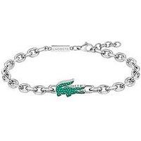 Lacoste Mens Arthor Stainless Steel Link Bracelet
