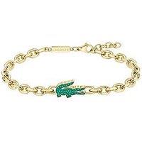 Lacoste Mens Arthor Gold Ip Link Bracelet