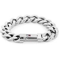 Tommy Hilfiger Mens Stainless Steel Curb Chain Bracelet