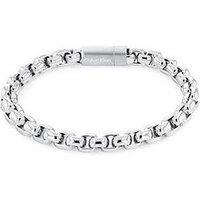 Calvin Klein Gents Calvin Klein Stainless Steel Brushed Box Chain Bracelet