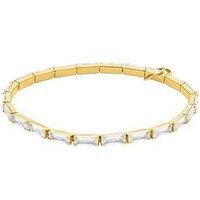 Michael Kors Womens Baguette Stretch Tennis Bracelet, Mkj8614710