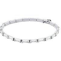 Michael Kors Womens Baguette Stretch Tennis Bracelet, Mkj8614040