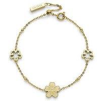 Olivia Burton Olivia Burton & Gold Ip Forget Me Not Bracelet