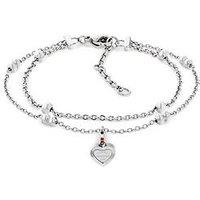 Tommy Hilfiger Womens Stainless Steel Layered Chain Bracelet
