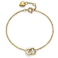 Olivia Burton Gold Ip Kindred Interlink Bracelet