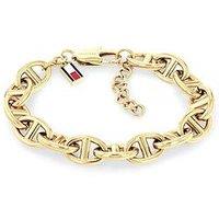 Tommy Hilfiger Tommy Hilfiger Womens Gold Plated Link Bracelet