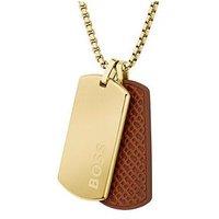 Boss Gents Devon Gold Ip Necklace