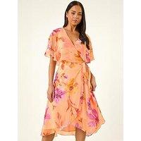 Roman Petite Tie Front Dress