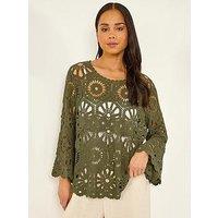 Roman Petite Crochet Top