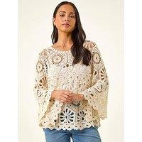 Roman Petite Crochet Top